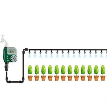 Градински таймер за вода Цифров автоматичен контролер за напояване LCD дисплей Таймер за поливане Контролер за градинска напоителна система