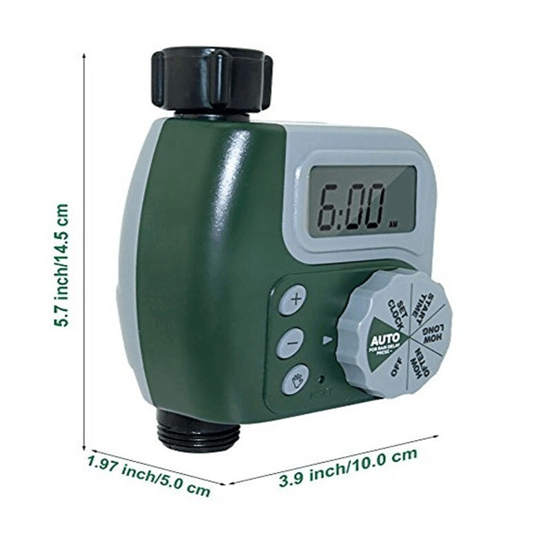 Sodo vandens laikmatis Skaitmeninis automatinis laistymo valdiklis LCD ekranas Laistymo laikmatis Sodo drėkinimo sistemos valdiklis