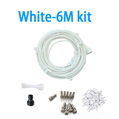 Sistem de răcire cu aburire la presiune joasă Mister Kit Pulverizator de apă în aer liber Aspersor de grădină Atomizor Nebulizator Terasă Mister