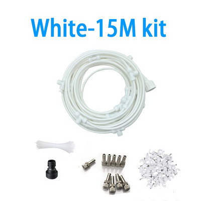 Sistem de răcire cu aburire la presiune joasă Mister Kit Pulverizator de apă în aer liber Aspersor de grădină Atomizor Nebulizator Terasă Mister