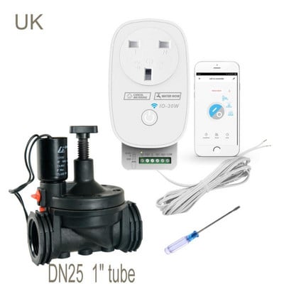Tuya Wifi öntözőrendszer 16A kerti növény automatikus öntözési időzítő APP intelligens vezérlő mágnesszelep öntöző számítógép