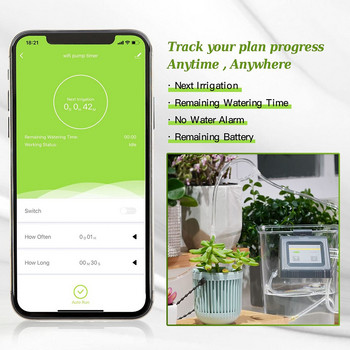 Tuya RainPoint Smart WIFI Αυτόματη αντλία νερού Σύστημα άρδευσης Χρονοδιακόπτης Σύστημα ποτίσματος κήπου φυτών Έλεγχος εφαρμογής άρδευσης