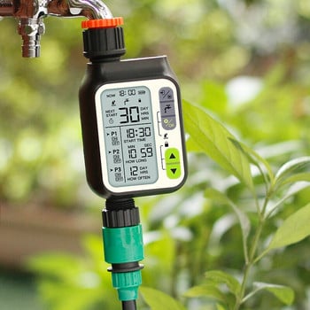 DWZ Αδιάβροχο χρονόμετρο ποτίσματος με αισθητήρα βροχής Χρονοδιακόπτης άρδευσης Αισθητήρας στάθμης νερού Αυτόματο σύστημα ποτίσματος Πότισμα