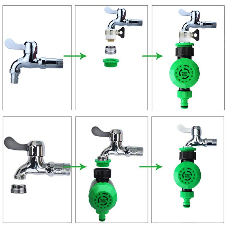 2 sata Automatski regulator vremena za vodu Sustav navodnjavanja Vrtni mjerač vremena za vodu Mehanički mjerač vremena Alat za sustav navodnjavanja vrta