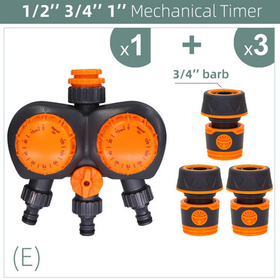 3 utas dupla vezérlős intelligens mechanikus napi vízidőzítő kerti víz öntözés kültéri tömlő csepegtető öntözőhöz