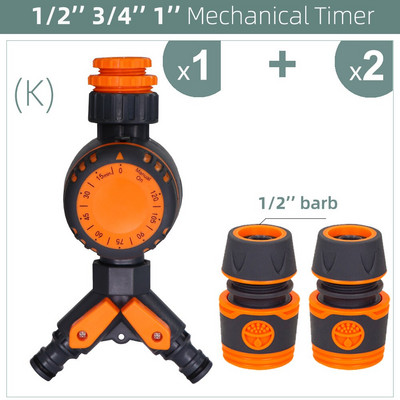 3 utas dupla vezérlős intelligens mechanikus napi vízidőzítő kerti víz öntözés kültéri tömlő csepegtető öntözőhöz