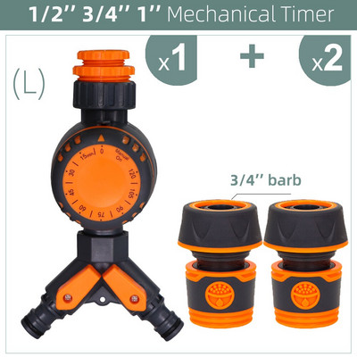 3 utas dupla vezérlős intelligens mechanikus napi vízidőzítő kerti víz öntözés kültéri tömlő csepegtető öntözőhöz