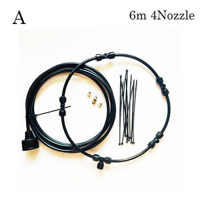 Prsten za raspršivanje magle Raspršivač vode Vrt Vanjski Rashladni sustav za maglu Stroj Prijenosni prsten za rashlađivanje staklenika za terasu