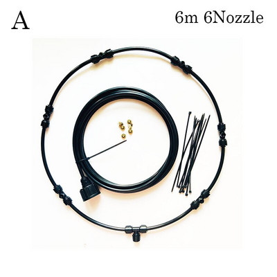 Prsten za raspršivanje magle Raspršivač vode Vrt Vanjski Rashladni sustav za maglu Stroj Prijenosni prsten za rashlađivanje staklenika za terasu