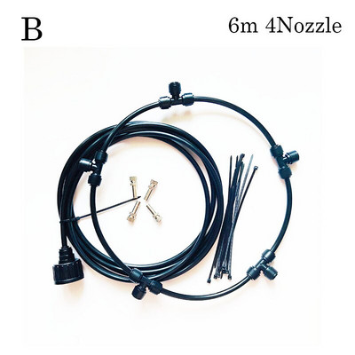 Prsten za raspršivanje magle Raspršivač vode Vrt Vanjski Rashladni sustav za maglu Stroj Prijenosni prsten za rashlađivanje staklenika za terasu