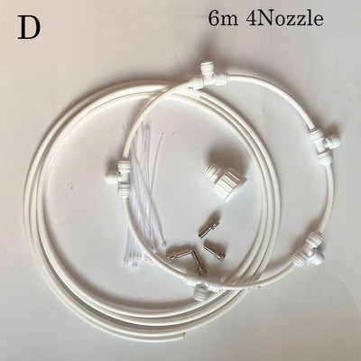 Prsten za raspršivanje magle Raspršivač vode Vrt Vanjski Rashladni sustav za maglu Stroj Prijenosni prsten za rashlađivanje staklenika za terasu