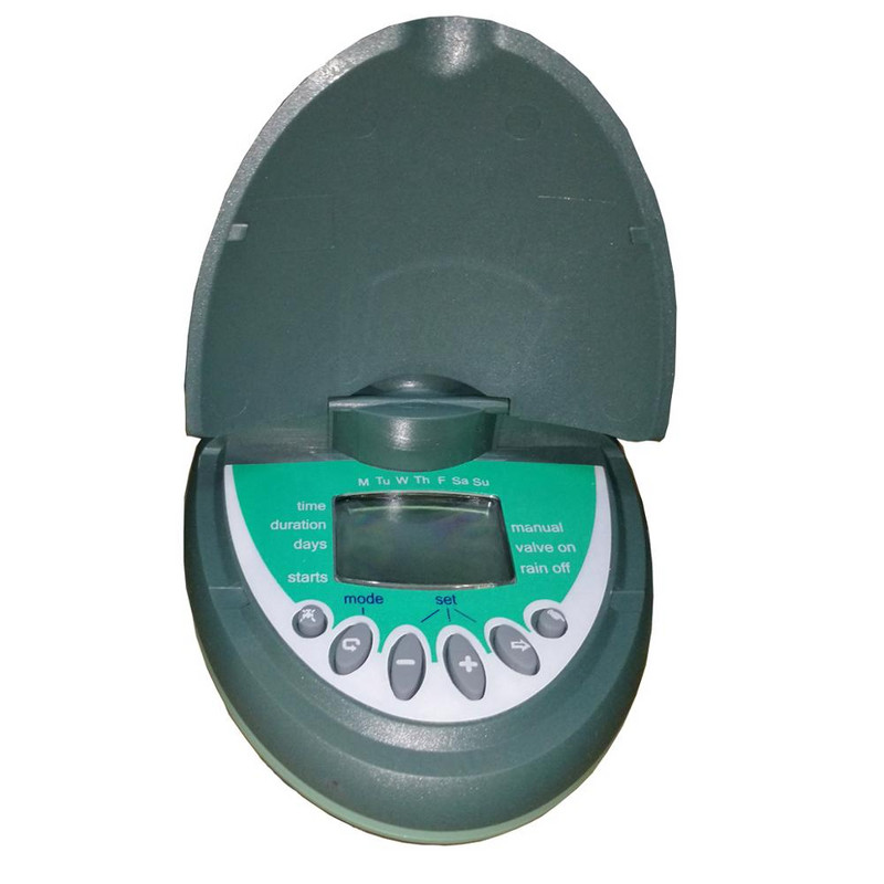 Kerti automata öntözési időzítő LCD kijelzővel, növényi öntöző öntözőkészlet csepegtető öntözés időzítővel - 15 m 15 csepegtető