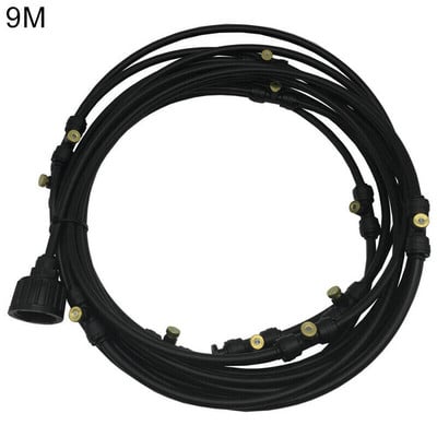 6-18m Sistem de răcire pentru aburire în aer liber Set de duze pentru irigare a grădinii pentru apă Mister Set portabil util pentru duze de apă din PE