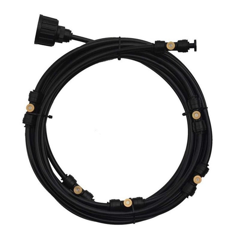 6-18m Sistem de răcire pentru aburire în aer liber Set de duze pentru irigare a grădinii pentru apă Mister Set portabil util pentru duze de apă din PE