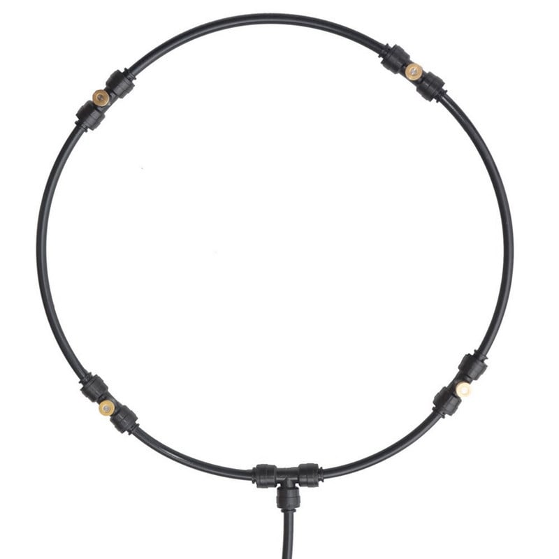 6-18m Sistem de răcire pentru aburire în aer liber Set de duze pentru irigare a grădinii pentru apă Mister Set portabil util pentru duze de apă din PE