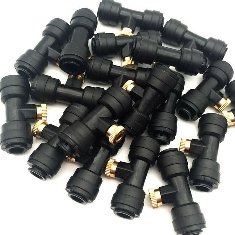 6-18m Sistem de răcire pentru aburire în aer liber Set de duze pentru irigare a grădinii pentru apă Mister Set portabil util pentru duze de apă din PE