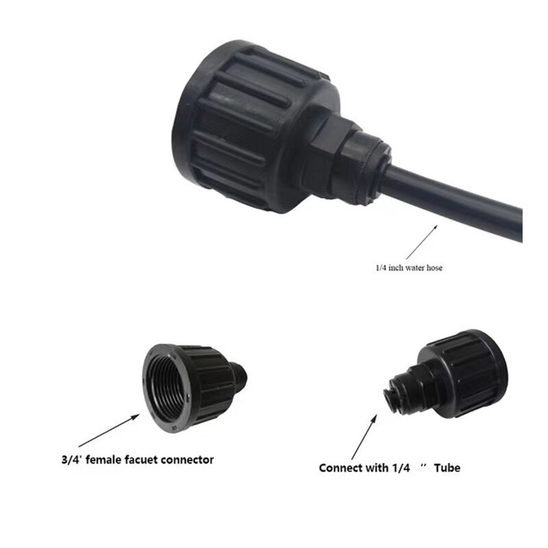 Sistem de pulverizare cu ceață de apă cu pulverizare atomizată Nebulizator de grădină Sistem de aburire de răcire în aer liber Ceață de apă pentru irigarea grădinii de acasă