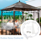 Sistem de pulverizator de ceață cu apă de răcire pentru terasă, grădină, flori, irigare, nebulizator, aspersor