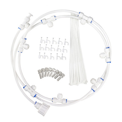 Sistem de pulverizator de ceață cu apă de răcire pentru terasă, grădină, flori, irigare, nebulizator, aspersor