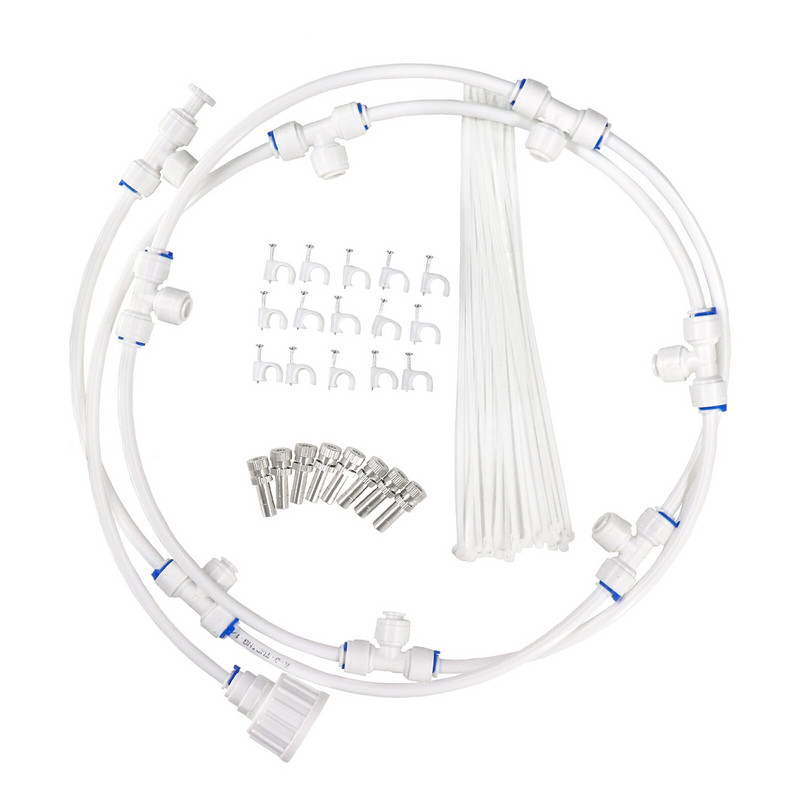 Sistem de pulverizator de ceață cu apă de răcire pentru terasă, grădină, flori, irigare, nebulizator, aspersor