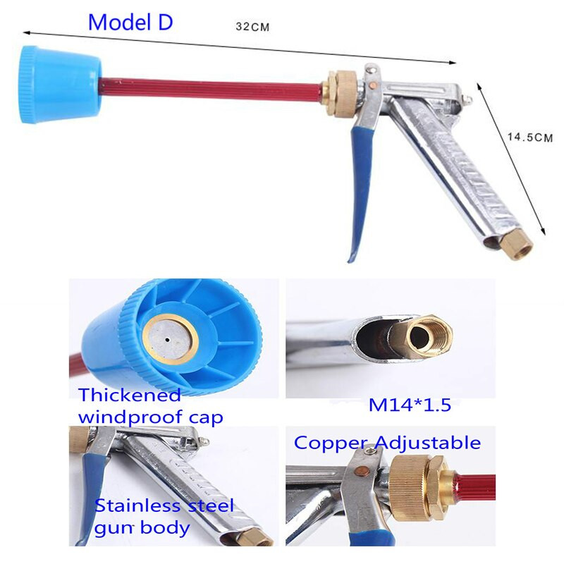 Mezőgazdasági nagynyomású permetező pisztoly Mezőgazdasági harci drogok szórópisztoly fertőtlenítő peszticid szórópisztoly