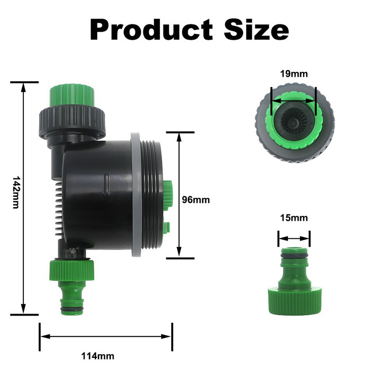 Minco Heat Garden Water Timer Supapă cu bilă Temporizator electronic automat de udare Home Garden Timer Controller System