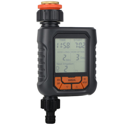 1 db programozható öntözési időzítő digitális mágnesszelep tömlő csaptelep öntözőrendszer automatikus öntözésvezérlő 1/2 kimenet