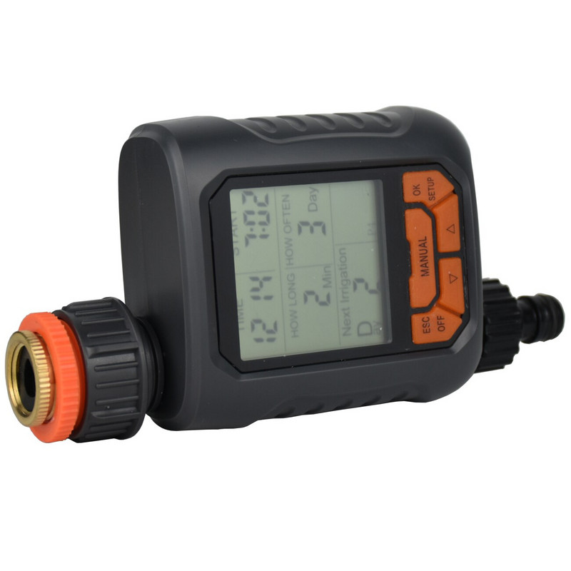1 db programozható öntözési időzítő digitális mágnesszelep tömlő csaptelep öntözőrendszer automatikus öntözésvezérlő 1/2 kimenet