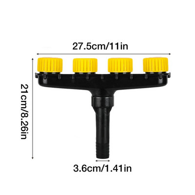 Hot Sale Mlaznice za prskanje s više glava za zalijevanje povrća Crijeva za zalijevanje vrtova Prskalice Mlaznice za prskanje vode