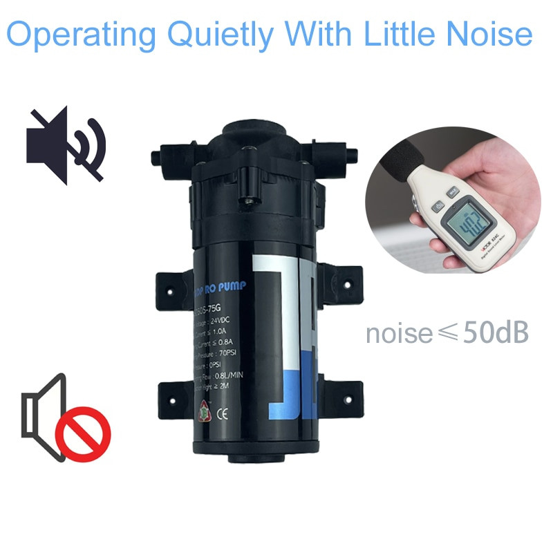 DC 24V Pompă de apă Slient 0.8L/Min Pulverizator de grădină stabil pentru reptile Animale de companie Aburire și sistem de răcire cu ceață pentru patio