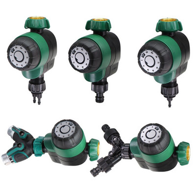 Garden 3/4`` NPT Mechanical Watering Timer 4/7mm 16mm Hose Connection Port 120 Minutes Manual Controller Irrigation Supplies