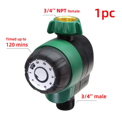 Grădină 3/4''NPT Temporizator de udare mecanic 4/7mm 16mm Port de conectare a furtunului 120 de minute Controler manual pentru irigare