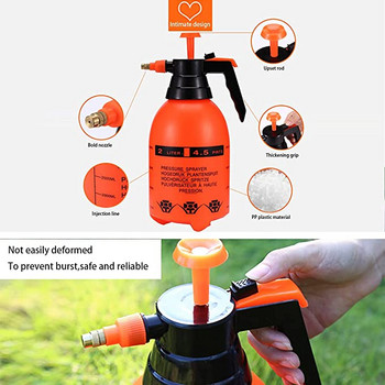 Hand Pump Sprayer Garden Spray Bottle 0,5 Gallon Hand-held Sprayer Pump Sprayer Κατάλληλο για περιποίηση κήπου και γκαζόν