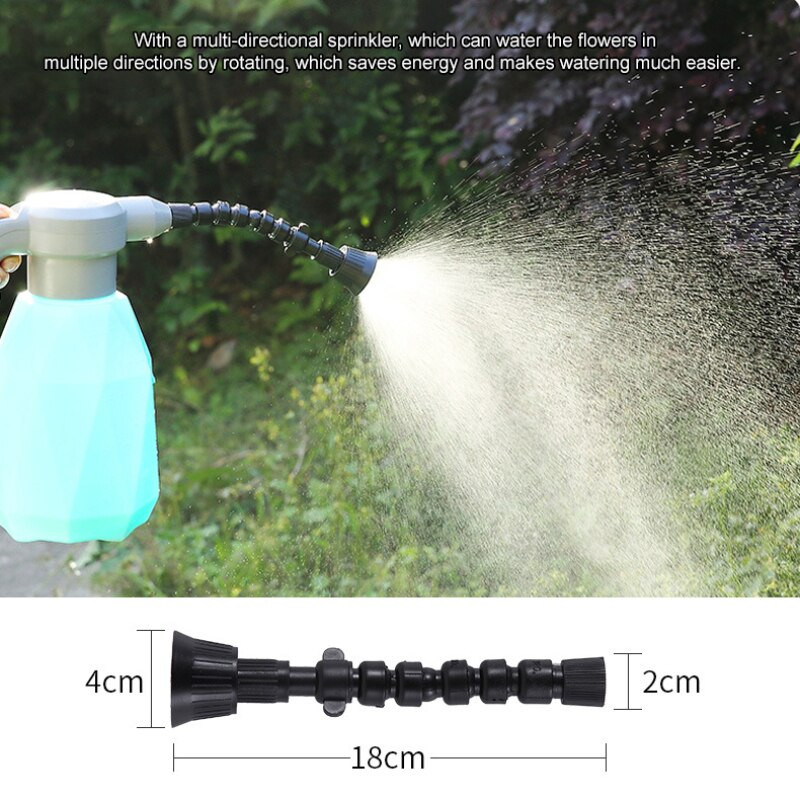 Elektromos kerti permetező öntözőkannák 2 literes Plant Mister spray palack vízálló kézi automata porlasztó növényi kerti szerszámhoz