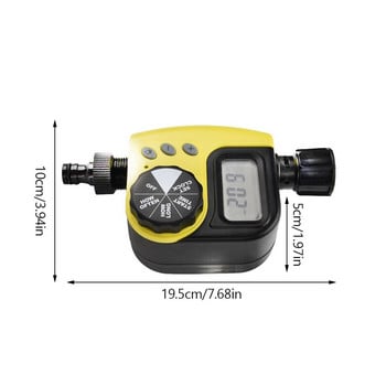 Ψηφιακός προγραμματιζόμενος χρονοδιακόπτης νερού Αδιάβροχο Garden Lawn Baucet Hose Timer Αυτόματος ελεγκτής άρδευσης