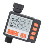 Temporizator automat de udare Instrument inteligent de sincronizare cu ecran mare cu afișaj digital Temporizator pentru stropitori pentru gazon de grădină pentru sistem de irigare automată