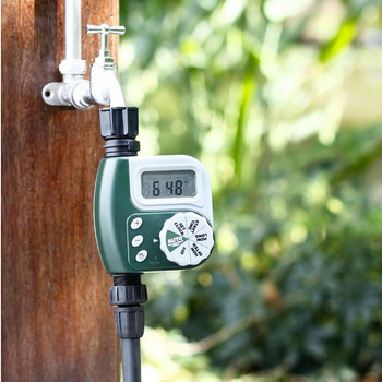 Цифров програмируем таймер за вода Устойчив на атмосферни влияния Градински кран за морава Маркуч Таймер Автоматичен контролер за напояване Устройство за поливане