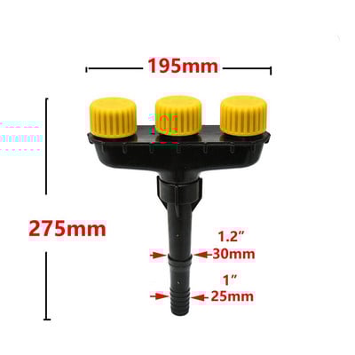 Agricultură Atomizor Duze Acasa Grădină Gazon Aspersoare de apă Fermă Legume Irigare Pulverizare Instrument pentru duză reglabilă