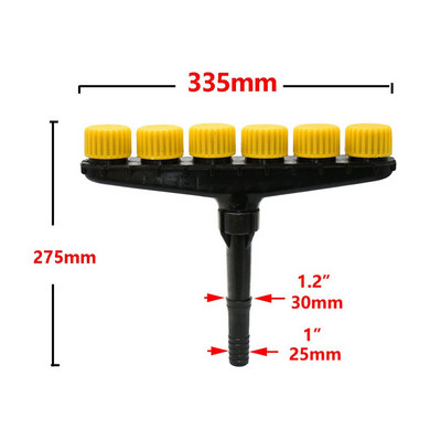 Agricultură Atomizor Duze Acasa Grădină Gazon Aspersoare de apă Fermă Legume Irigare Pulverizare Instrument pentru duză reglabilă