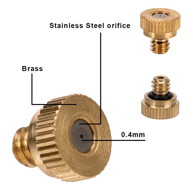 Sprinkler nebulizator 6M/9M/12M Sistem de pulverizare cu ceață de apă Udarea grădinii Irigare Mister Sistem de ceață de răcire pentru terasa