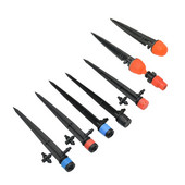 100 vnt mikro burbuliatoriaus lašelinio drėkinimo reguliuojami skleidėjai, mišraus vandens lašintuvai dirbamos žemės naudojimui 4/7 mm žarna