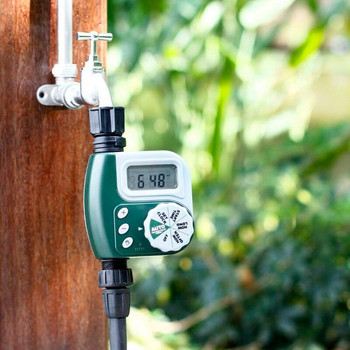 Мини градински таймер за поливане Автоматичен електронен таймер за вода Таймер за напояване на домашна градина Контролер Система за автоматично пускане Иригатор