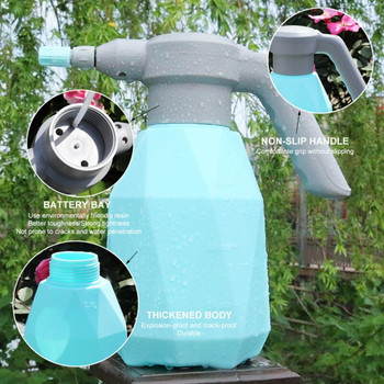 2L електрическа бутилка със спрей, акумулаторна лейка за растения, автоматична градинска пръскачка, бутилка, спринклер, електрически инструмент за напояване с мъгла