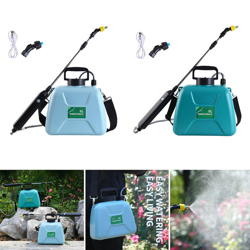 Elektromos kerti szivattyús permetező növény öntözés elektromos locsológép mezőgazdasági adagoló 5 literes háti permetező sterilizáláshoz Home