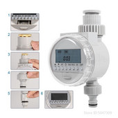 Drėkinimo valdiklis dviejų ratų plastikinis vandens laikmatis WiFi nuotolinio valdymo pultas sodo automatinė elektroninė maišytuvo laistymo sistema