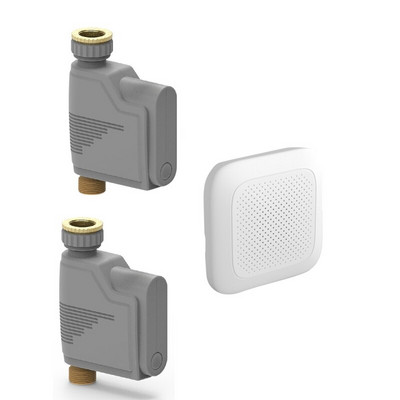 ZIGBEE WIFI Garden Watering Timer Έξυπνο σύστημα καταιονισμού στάγδην άρδευσης Ενσωματωμένο σύστημα καταγραφής ροής νερού Ελεγκτής νερού