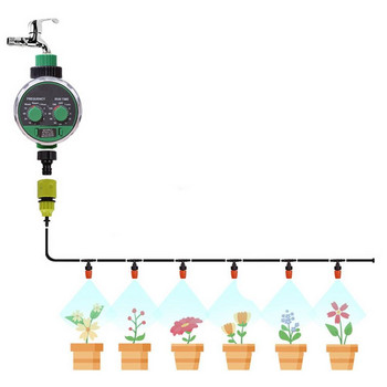 Консумативи Водоустойчив Електронен LCD клапан Контролер за напояване Таймер за поливане Разпръсквачи за поливане на трева