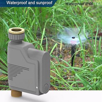 ZIGBEE WIFI Garden Watering Timer Έξυπνο σύστημα καταιονισμού στάγδην άρδευσης Ενσωματωμένο σύστημα καταγραφής ροής νερού Ελεγκτής νερού