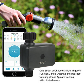 Ηλεκτρονικό αυτόματο ποτιστικό χρονοδιακόπτη ποτίσματος που λειτουργεί με μπαταρία Έξυπνος ελεγκτής άρδευσης κήπου Alexa Bluetooth