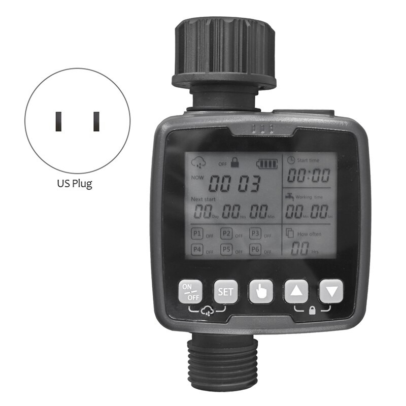Automata vízidőzítő, vízpermetező időzítő, kültéri csaptelephez, csepegtető öntözéshez, gyephez